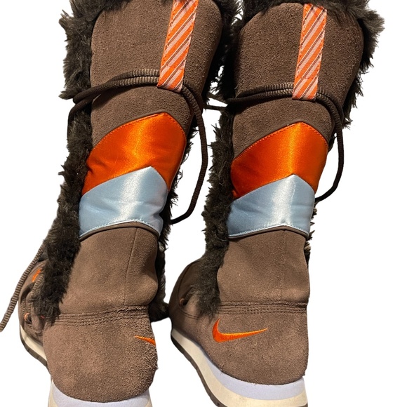 Nike brown suede winter boots size 8.5 - Picture 5 of 7